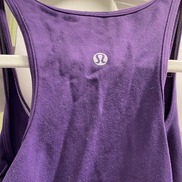 Purple lulu tank top - Picture 2 of 3